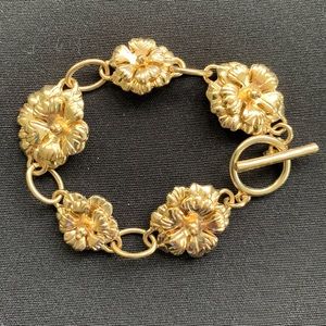 Gold Flower Bracelet